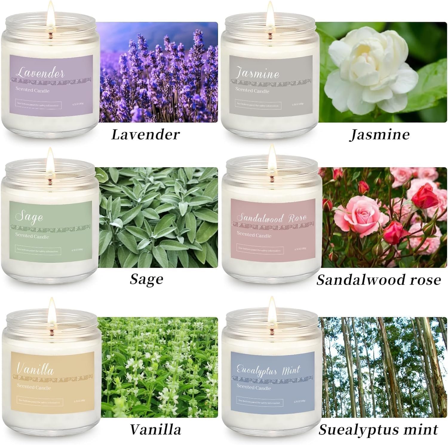 Scented Candles , Aromatherapy Candles for Home