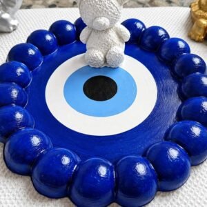 Evil eye round tray